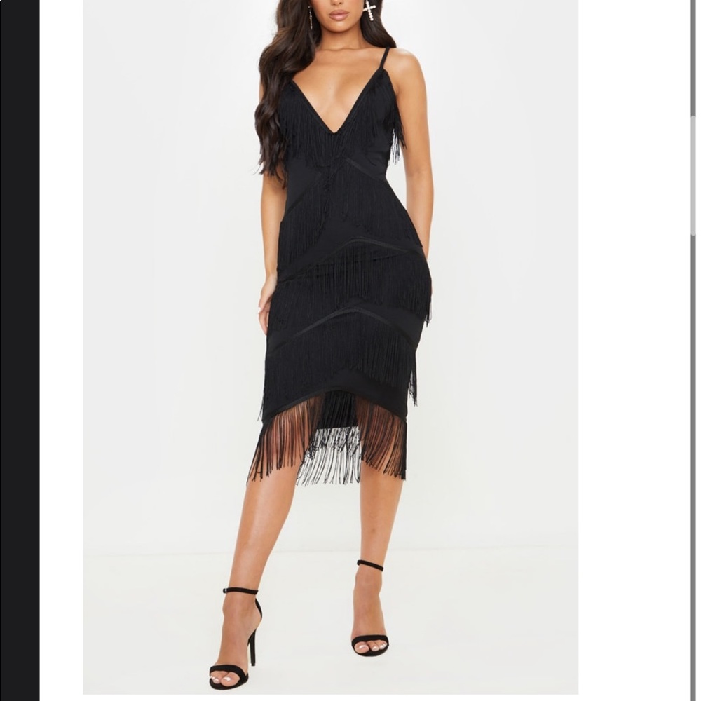 Fringe Dress Midi